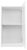 Шкаф BelBagno FLY-MARINO-750-1A-SC-BL-P-R 40x75, белый глянцевый (Bianco Lucido)