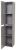Шкаф-пенал BelBagno KRAFT-1600-2A-SC-CG-L 33x160, серый цемент (Cemento Grigio)