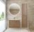 Шкаф-пенал BelBagno KRAFT-1600-2A-SC-RT-L 33x160, дуб табачный (Rovere Tabacco)