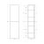 Схема шкаф-пенал BelBagno DUE-1500-2A-SC-BM-P
