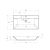 Схема тумбы BelBagno BB800/450-LV-ART-AST-NERO
