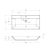 Схема тумбы BelBagno BB900/450-LV-ART-AST-NERO
