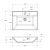 Схема тумбы BelBagno BB600/450-LV-ART-AST-NERO