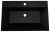 Раковина из искусственного камня BelBagno BB700/450-LV-ART-AST-NERO