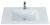 Стеклянная раковина BelBagno BB910/465-LV-VTR-BL