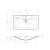 Схема тумбы BelBagno BB800/455-LV-ART-ALR-NERO