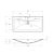Схема тумбы BelBagno BB900/455-LV-MR-ALR