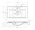 Схема тумбы BelBagno BB800/450-LV-ART-PR-NERO