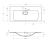 Схема тумбы BelBagno BB1000/450-LV-MR-FT