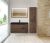 Зеркало с подсветкой BelBagno KRAFT SPC-KRAFT-985-685-TCH-WARM-NERO 98.5x68.5
