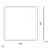 Схема зеркала BelBagno SPC-MAR-800-800-LED-BTN