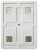 Зеркало с подсветкой BelBagno SPC-CEZ-700-600-LED-TCH 70x60