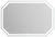 Зеркало с подсветкой BelBagno SPC-OTT-1200-800-LED-TCH 120x80