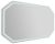 Зеркало с подсветкой BelBagno SPC-OTT-1200-800-LED-TCH 120x80