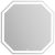 Зеркало с подсветкой BelBagno SPC-OTT-800-800-LED-TCH 80x80