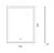 Схема зеркала BelBagno SPC-GRT-600-800-LED-TCH-WARM