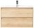 Тумба под раковину BelBagno Kraft KRAFT-1000-2C-SO-RNN 100x46 подвесная