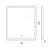 Схема зеркала BelBagno SPC-MAR-700-800-LED-TCH-WARM