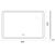 Схема зеркала BelBagno SPC-MAR-900-600-LED-TCH-WARM
