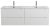 Тумба под раковину BelBagno Etna ETNA-1200-4C-SO-2-BL 120,2x46,2 подвесная