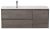 Тумба под раковину BelBagno Kraft KRAFT-1200-2C-1A-SO-CG-L 120x46 подвесная
