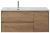 Тумба под раковину BelBagno Kraft KRAFT-1000-2C-1A-SO-RNN-L 100x46 подвесная