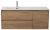 Тумба под раковину BelBagno Kraft KRAFT-1200-2C-1A-SO-RNN-L 120x46 подвесная