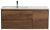 Тумба под раковину BelBagno Kraft KRAFT-1200-2C-1A-SO-RT-L 120x46 подвесная