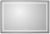 Зеркало с подсветкой BelBagno KRAFT SPC-KRAFT-1200-800-LED-TCH-WARM-NERO 120x80