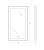 Схема зеркала BelBagno SPC-KRAFT-500-900-LED-TCH-WARM