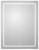 Зеркало с подсветкой BelBagno KRAFT SPC-KRAFT-700-900-LED-TCH-WARM 70x90, сатин
