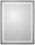 Зеркало с подсветкой BelBagno KRAFT SPC-KRAFT-700-900-LED-TCH-WARM-NERO 70x90
