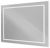 Зеркало с подсветкой BelBagno KRAFT SPC-KRAFT-1000-800-SENS-AL 100x80, сатин