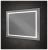 Зеркало с подсветкой BelBagno KRAFT SPC-KRAFT-1000-800-SENS-AL 100x80, сатин