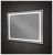 Зеркало с подсветкой BelBagno KRAFT SPC-KRAFT-1000-800-SENS-NERO 100x80