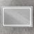 Зеркало с подсветкой BelBagno KRAFT SPC-KRAFT-1200-800-SENS-AL 120x80, сатин