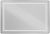 Зеркало с подсветкой BelBagno KRAFT SPC-KRAFT-1200-800-SENS-NERO 120x80