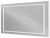 Зеркало с подсветкой BelBagno KRAFT SPC-KRAFT-1400-800-SENS-AL 140x80, сатин