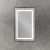 Зеркало с подсветкой BelBagno KRAFT SPC-KRAFT-500-800-SENS-NERO 50x80