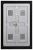 Зеркало с подсветкой BelBagno KRAFT SPC-KRAFT-500-900-SENS-NERO 50x90