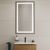 Зеркало с подсветкой BelBagno KRAFT SPC-KRAFT-500-900-SENS-NERO 50x90