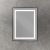 Зеркало с подсветкой BelBagno KRAFT SPC-KRAFT-600-800-SENS-NERO 60x80