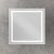 Зеркало с подсветкой BelBagno KRAFT SPC-KRAFT-800-800-SENS-AL 80x80, сатин