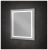 Зеркало с подсветкой BelBagno KRAFT SPC-KRAFT-800-800-SENS-NERO 80x80
