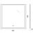 Схема зеркала BelBagno SPC-GRT-800-800-LED-3000K-TCH-WARM