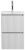 Тумба под раковину BelBagno Uno-Mini UNO-MINI-400-2C-SO-BO 40x40,5 подвесная
