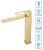 Смеситель для раковины BelBagno Luce LUC-LMC-ORO-W0 высокий, глянцевое золото