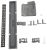 Душевой лоток BelBagno UNO BB-LD-UNO-80-GM 80 см, оружейная сталь