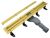 Душевой лоток Cezares LUX LUX-LD-60-BORO 60 см, золото брашированное