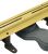 Душевой лоток Cezares LUX LUX-LD-60-BORO 60 см, золото брашированное
